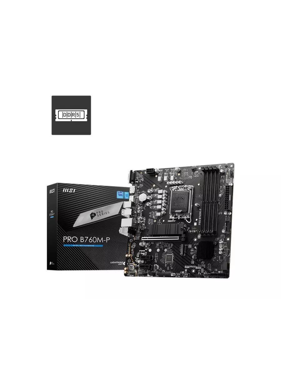 Материнская плата PRO B760M-P, Micro-ATX LGA 1700